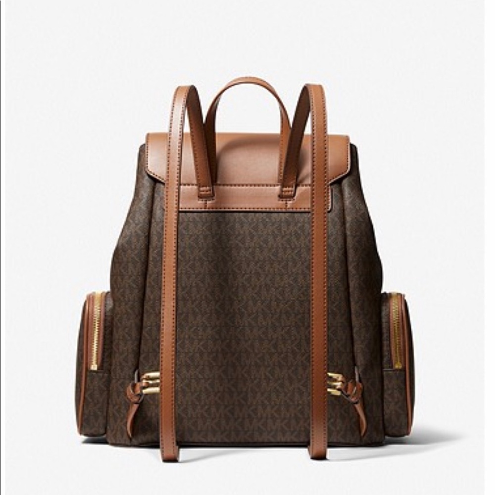 Brand new MICHAEL MICHAEL KORS Jet Set Large Logo Backpack - Picture 2 of 6